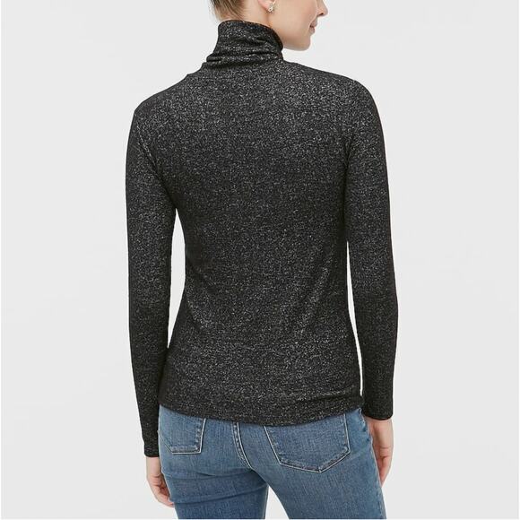 2/$30 J. Crew Signature Cozy Yarn Turtleneck Sweater Gray Long Sleeve Size L - Picture 3 of 12